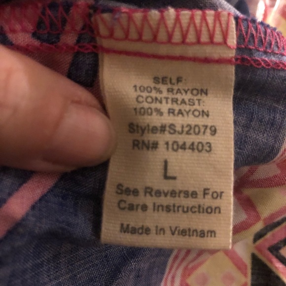 1 LG left new  white tank top string straps Aztec - Picture 2 of 3